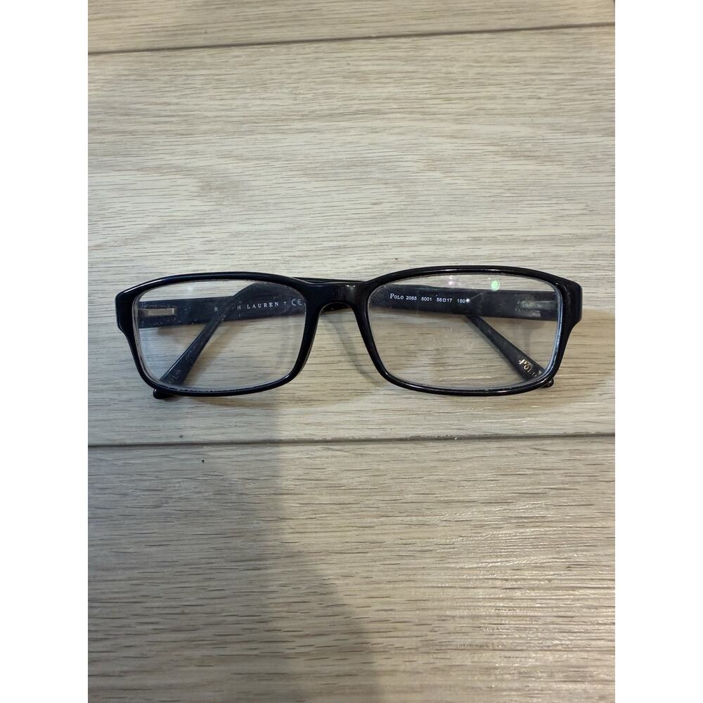 Polo Ralph Lauren 2065 Eyeglasses Frames Black 5001 Mens 58-17-150
